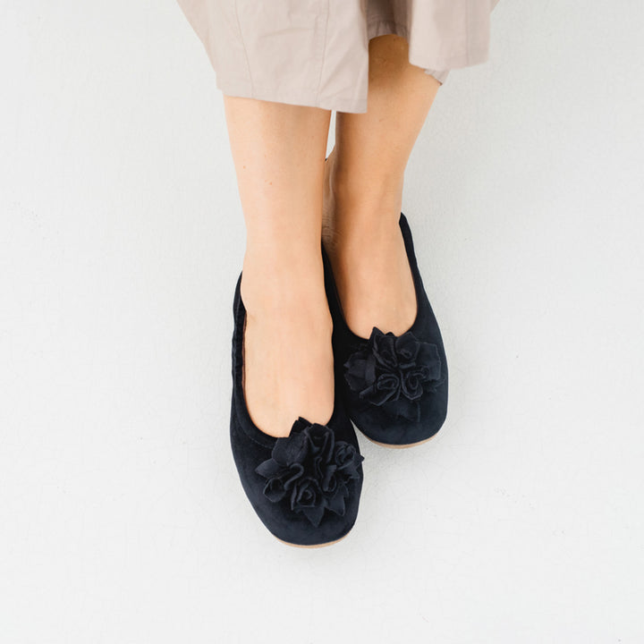 Pampuschen Grace velvet schwarz