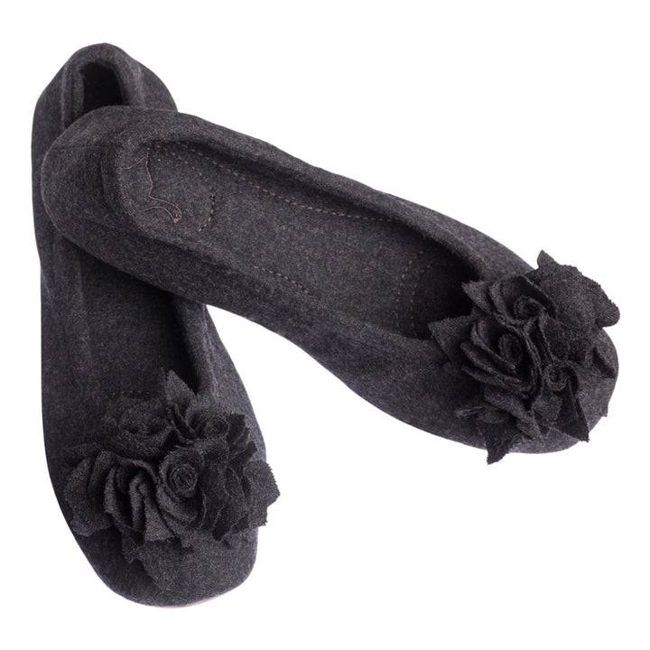 Pampuschen Grace Wool Anthrazit