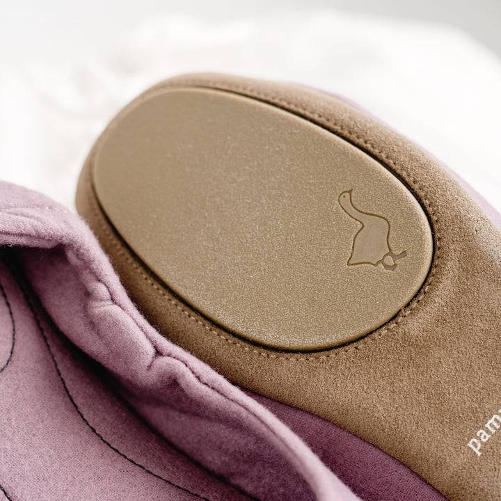 Pampuschen Grace Wool Dunkle Malve