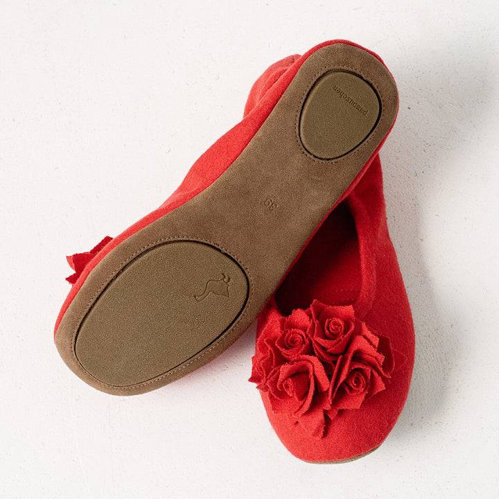 Pampuschen Grace Wool Erdbeere