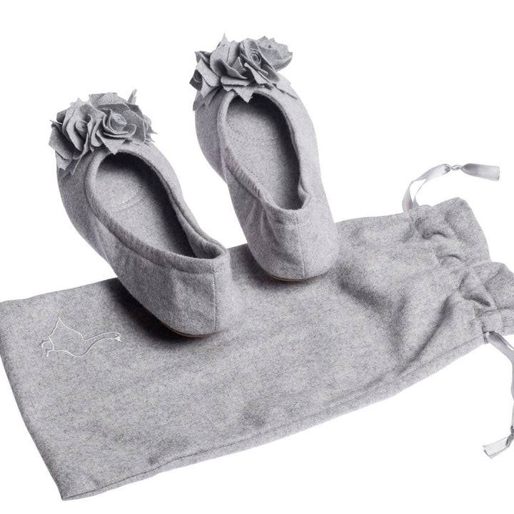 Pampuschen Grace Wool Lichtgrau