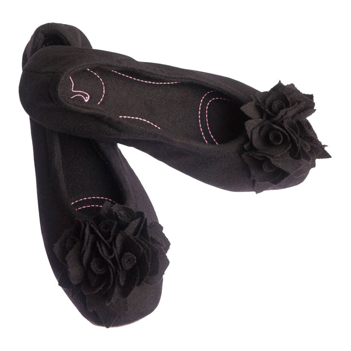 Pampuschen Grace Wool Schwarz