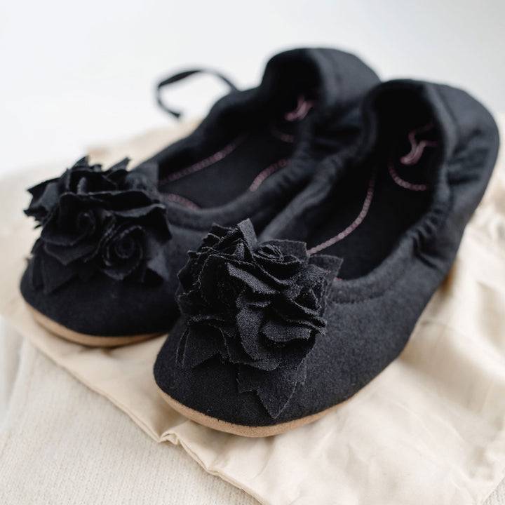 Pampuschen Grace Wool Schwarz