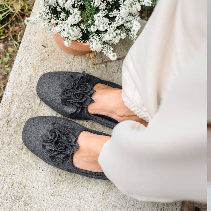 Pampuschen Greta Anthrazit