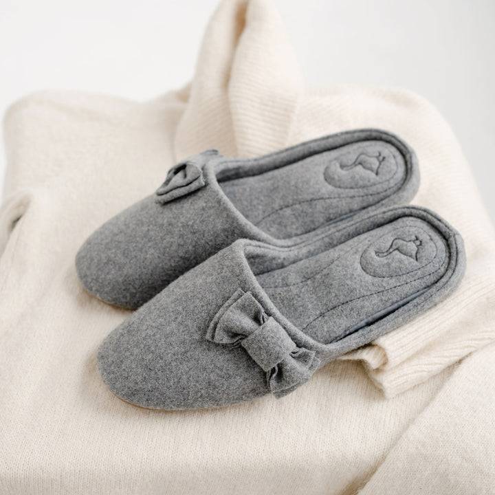 Pampuschen Jacky Wool Kies