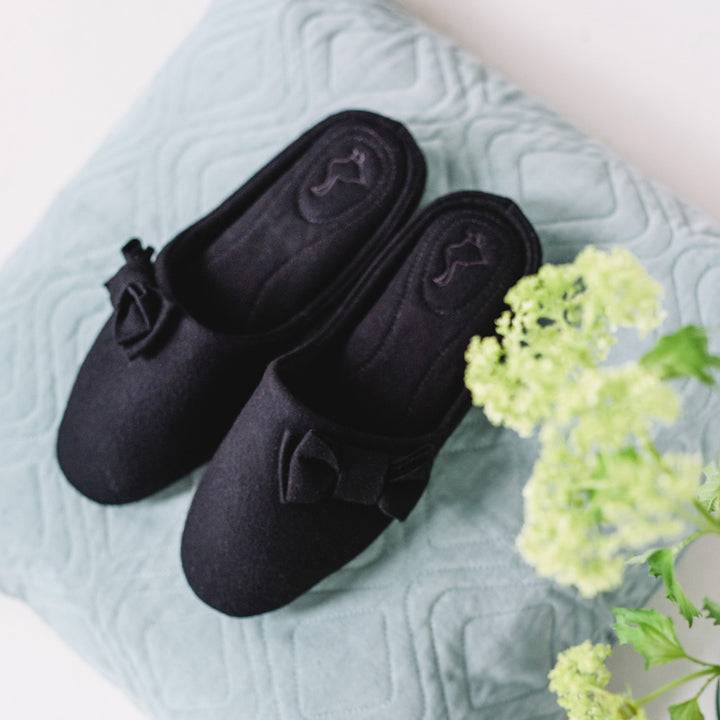 Pampuschen Jacky Wool Schwarz