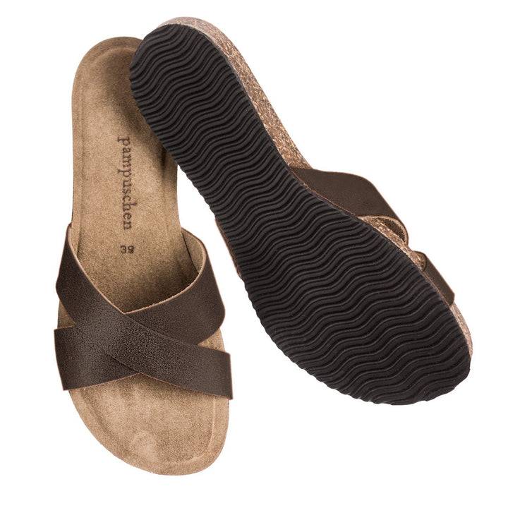 Pampuschen Lyda B Metallic Schwarz