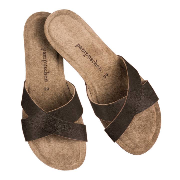 Pampuschen Lyda B Metallic Schwarz