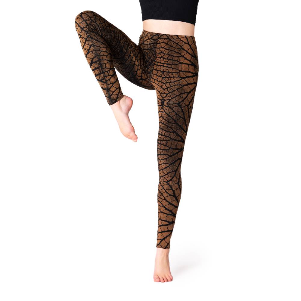 Panasiam Batik Leggings Blattmuster