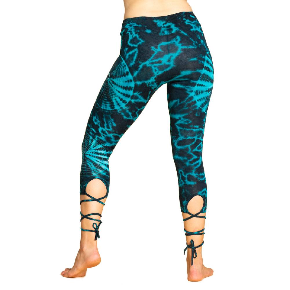 Panasiam Batik Leggings Lace-Up 3/4