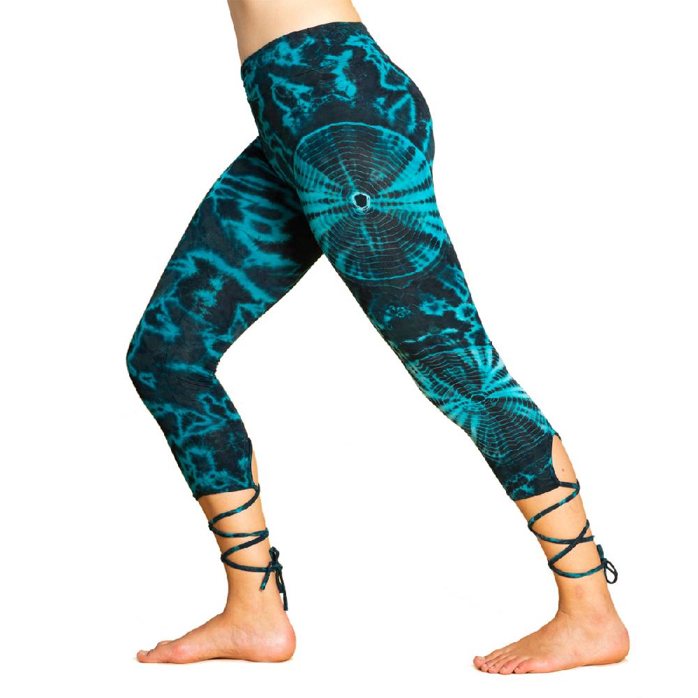 Panasiam Batik Leggings Lace-Up 3/4