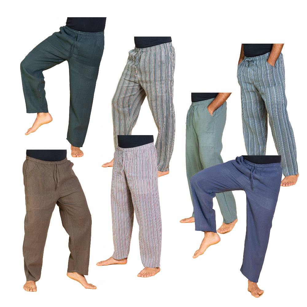 Panasiam Baumwollhose Handgewebt