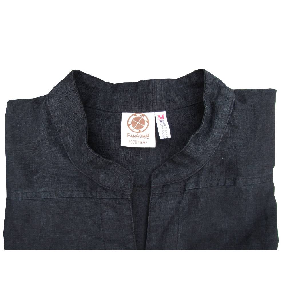 Panasiam Fischerhemd 100% Hanf | Kurz- Oder Langarm