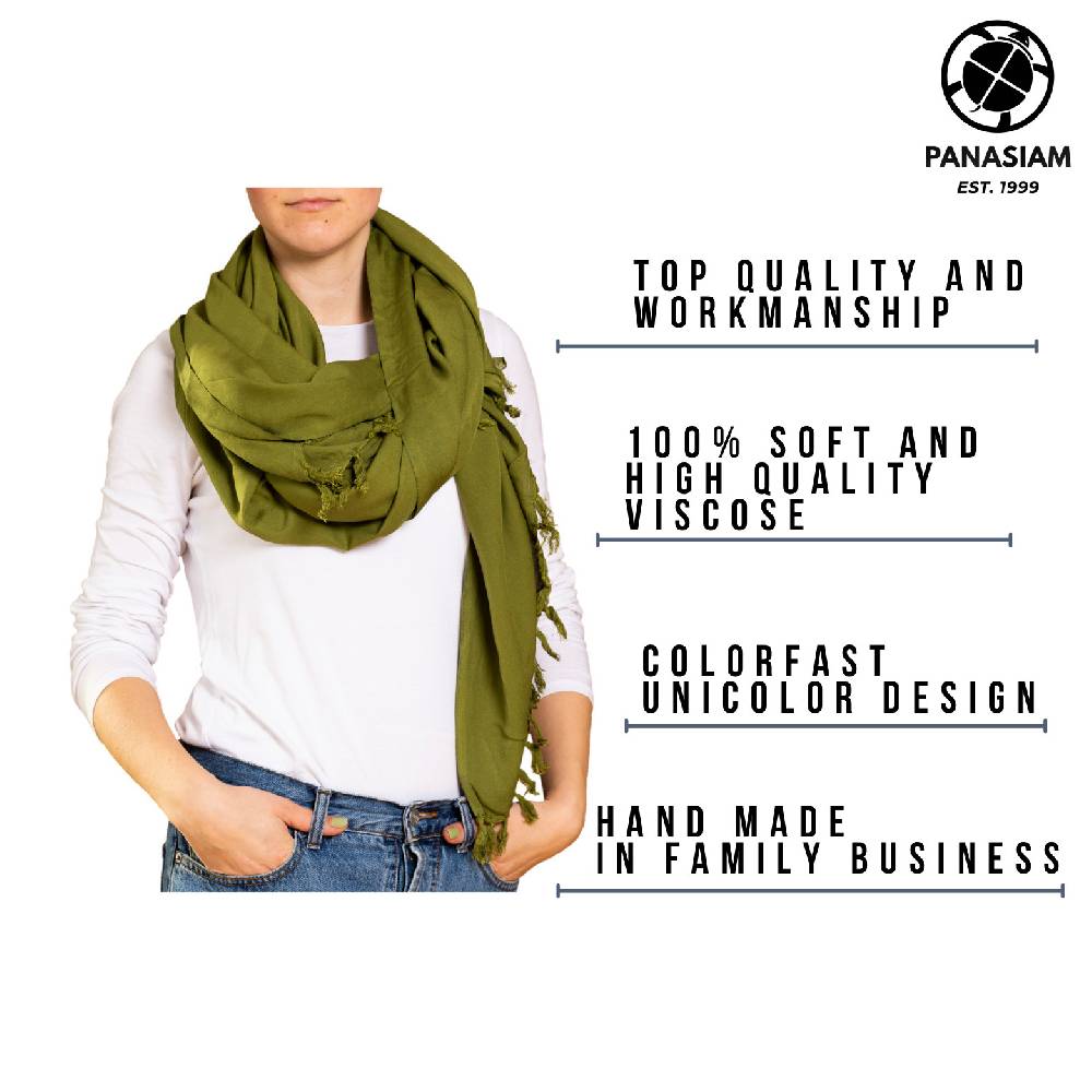 Panasiam Halstuch Einfarbig