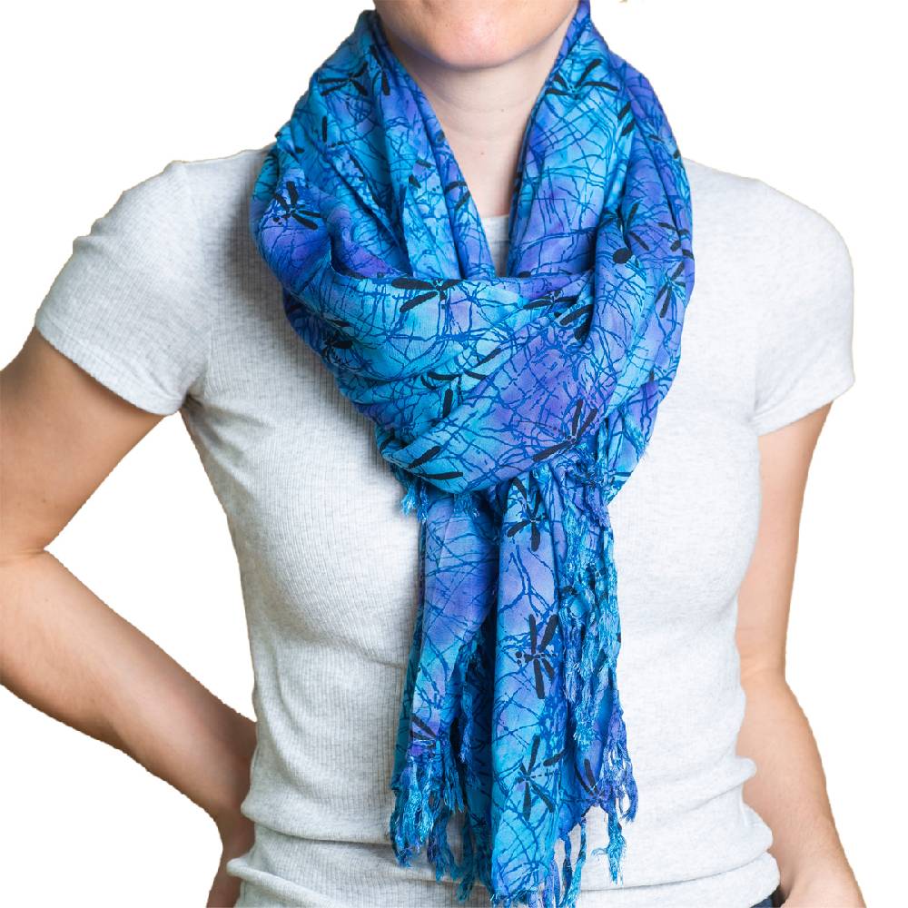 Panasiam Halstuch Wachsbatik Farbenfroh