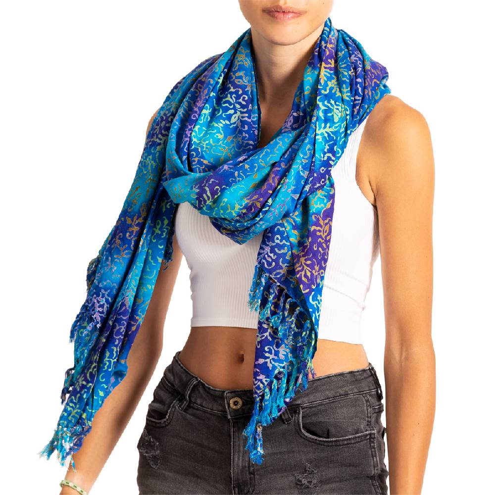 Panasiam Halstuch Wachsbatik Natur