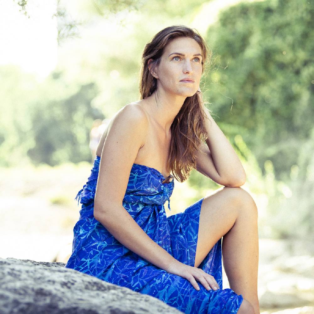 Panasiam Halstuch Wachsbatik Wald