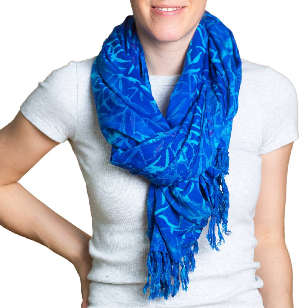 Panasiam Halstuch Wachsbatik Wald