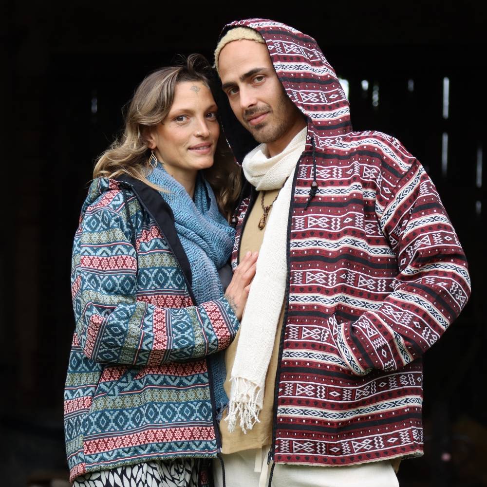 Panasiam Jacke Webmuster Ethno