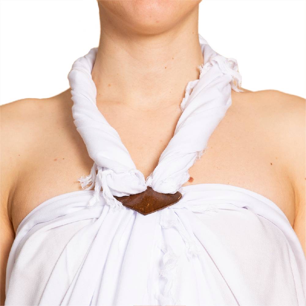 Panasiam Sarong Unicolor In Zwei Größen