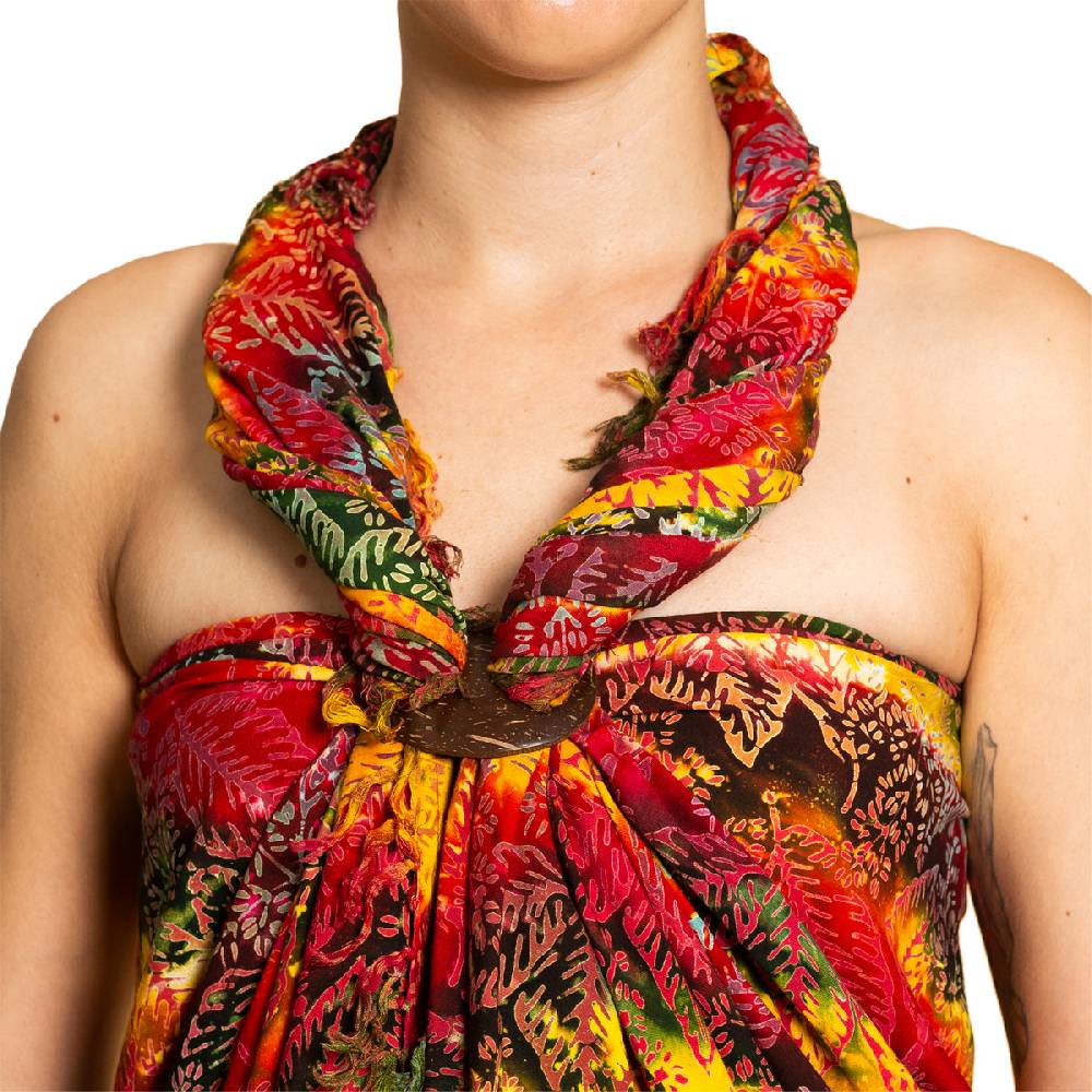 Panasiam Sarong Wachsbatik Bunttöne