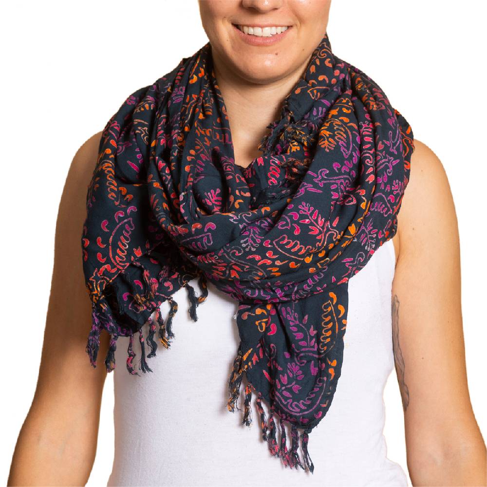 Panasiam Sarong Wachsbatik Dunkle Designs