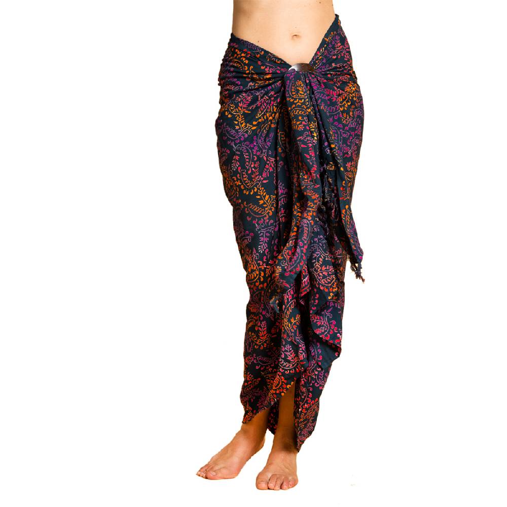 Panasiam Sarong Wachsbatik Dunkle Designs