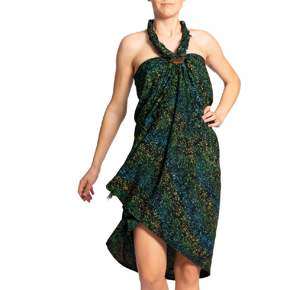 Panasiam Sarong Wachsbatik grüntöne