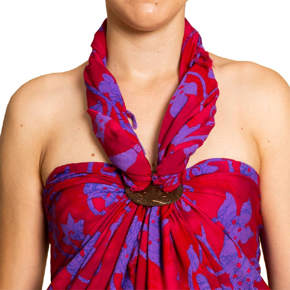 Panasiam Sarong Wachsbatik Rottöne