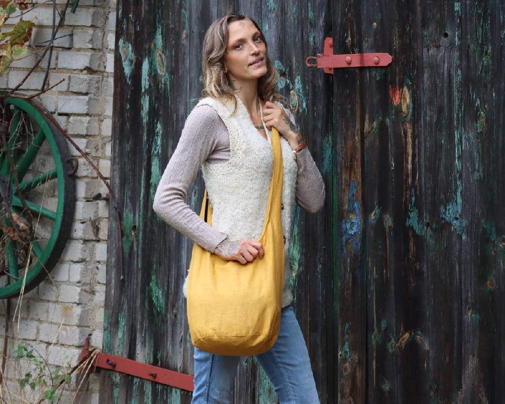 Panasiam Schulterbeutel aus Hanf