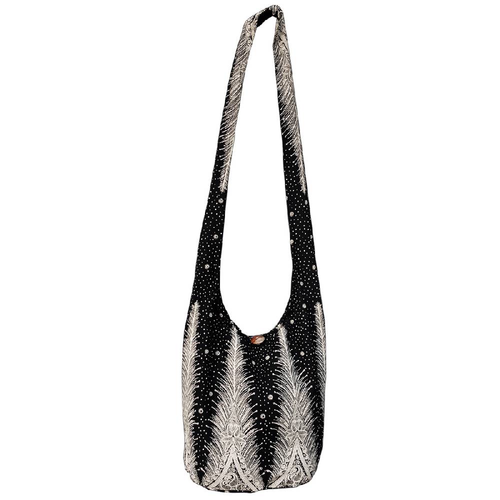 Panasiam Schulterbeutel Pfauenfeder