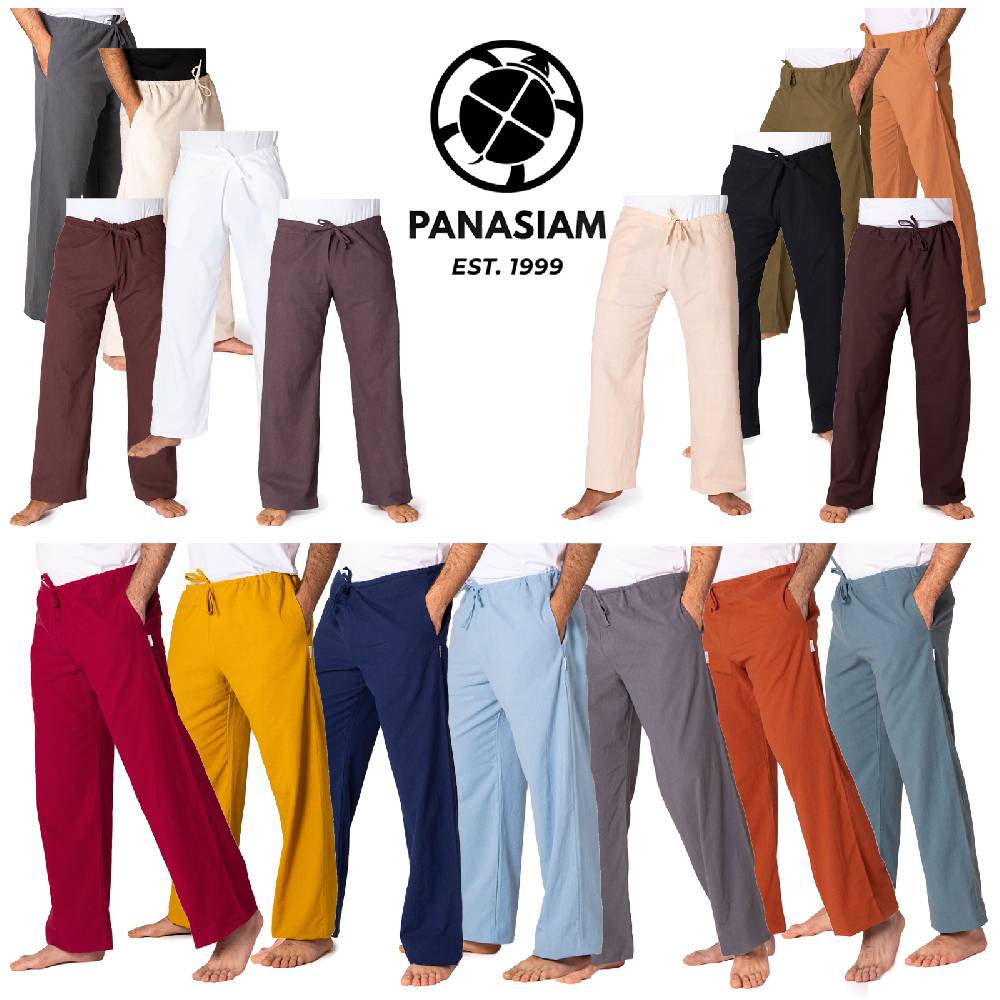 Panasiam Stoffhose Aus Feiner Baumwolle