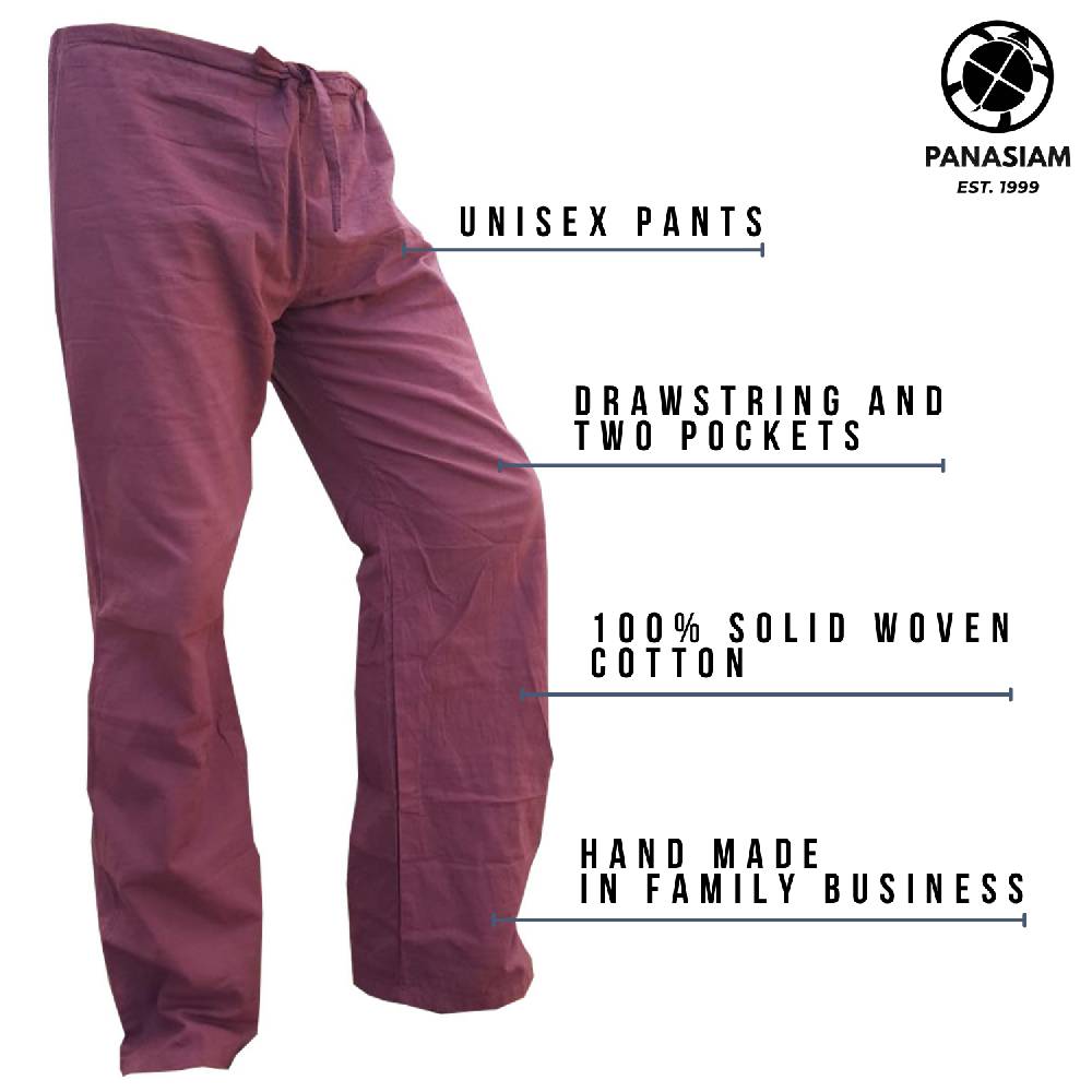 Panasiam Stoffhose Aus Feiner Baumwolle
