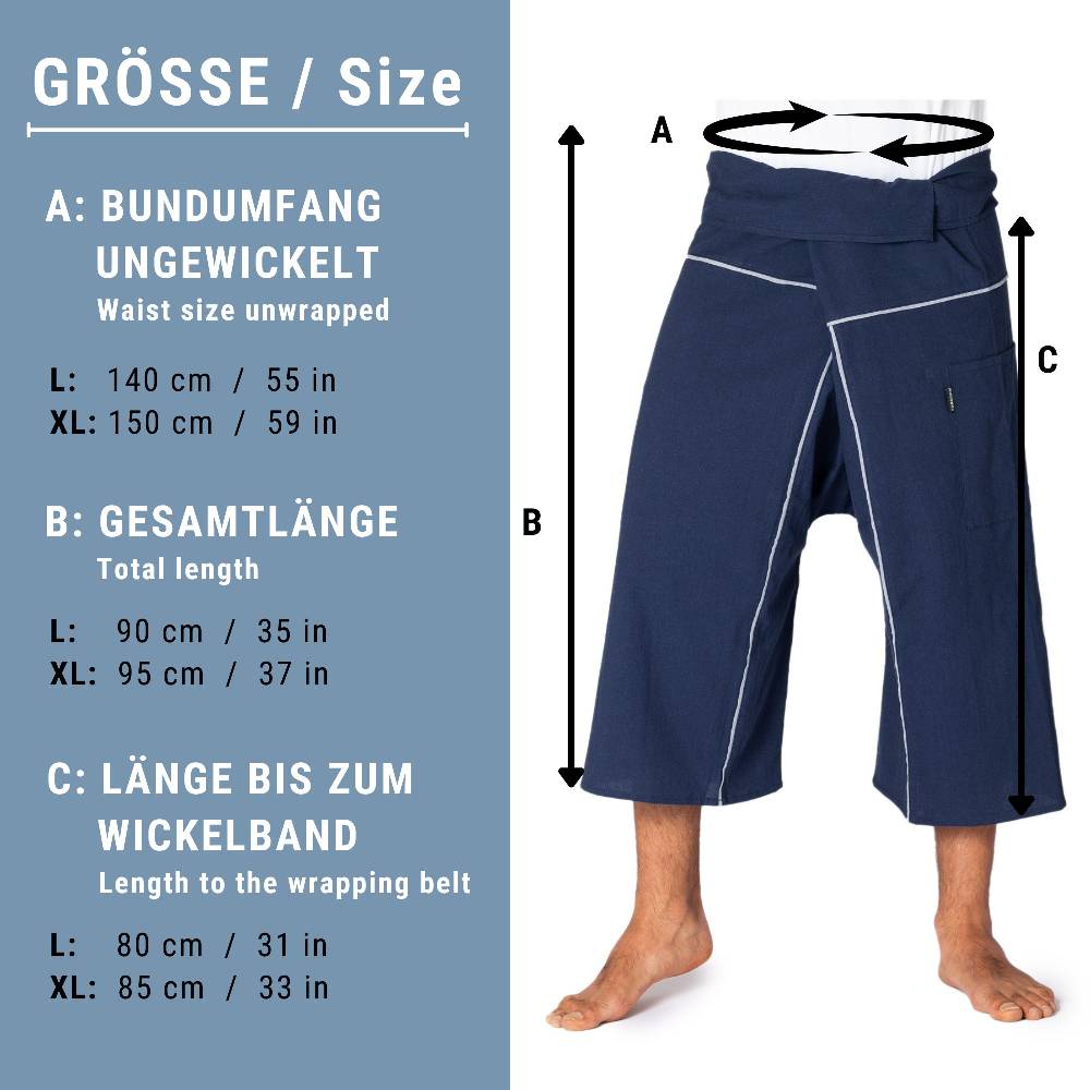 Panasiam Thai Fischerhose 3/4 Länge