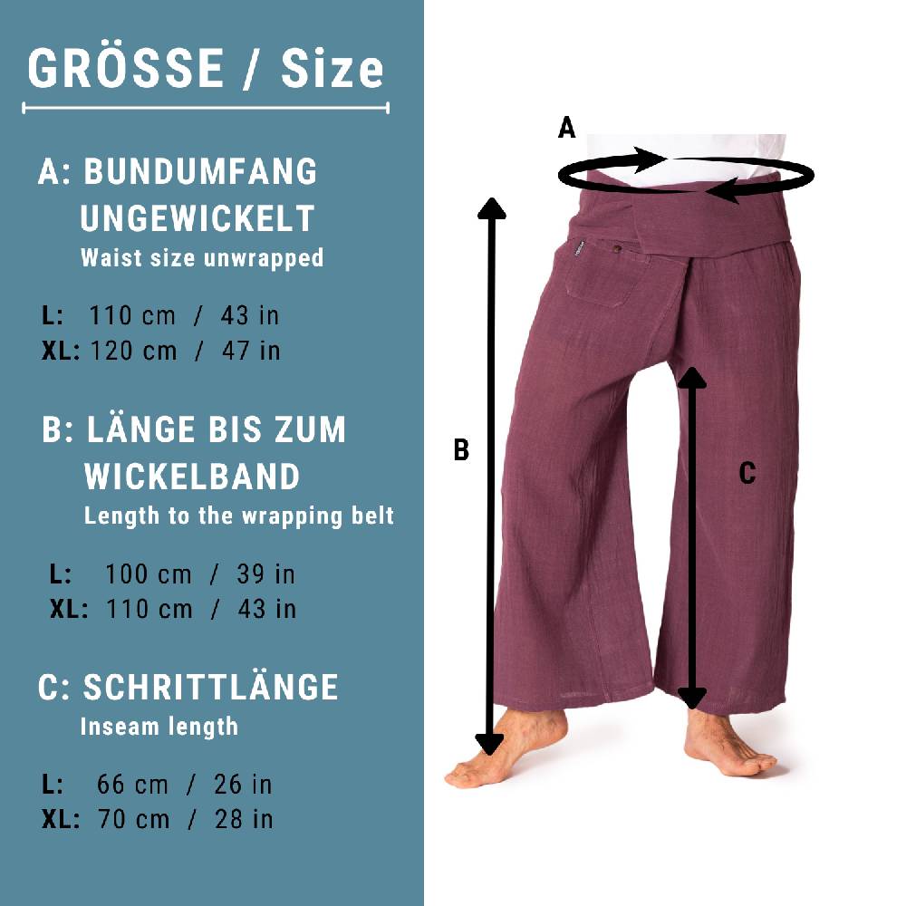 Panasiam Thai Fischerhose Handgewebt