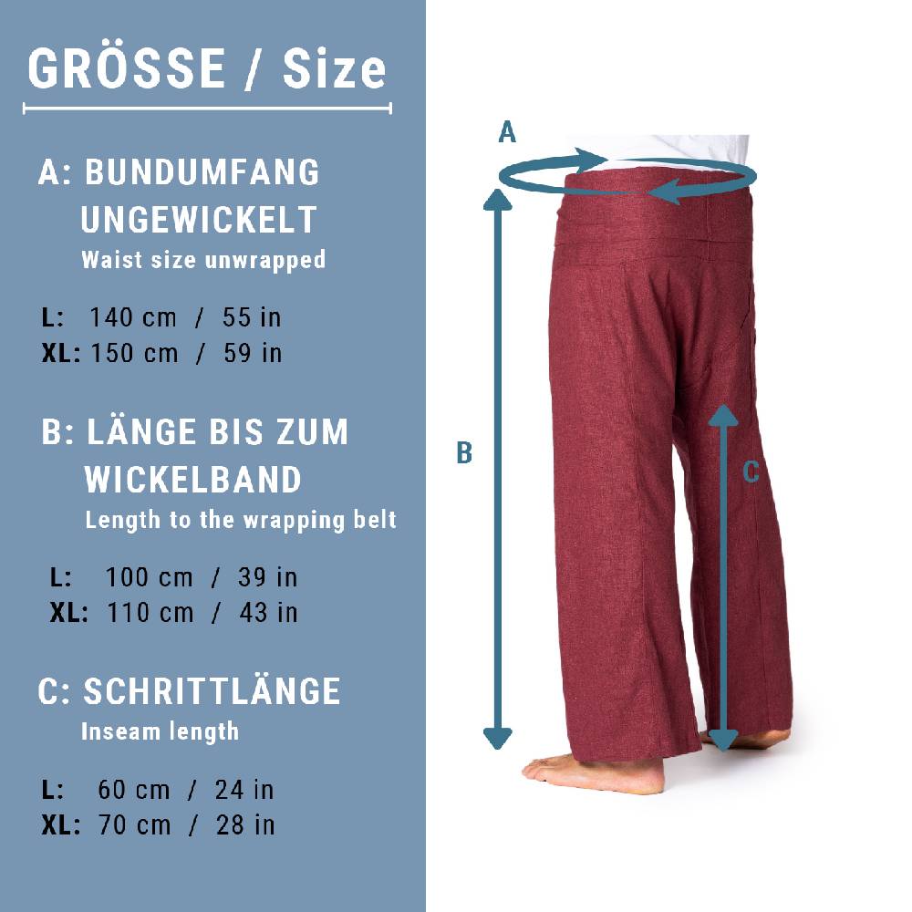 Panasiam Thai Fischerhose Hanf