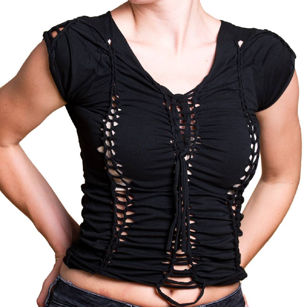 Panasiam Top Zum Schnüren