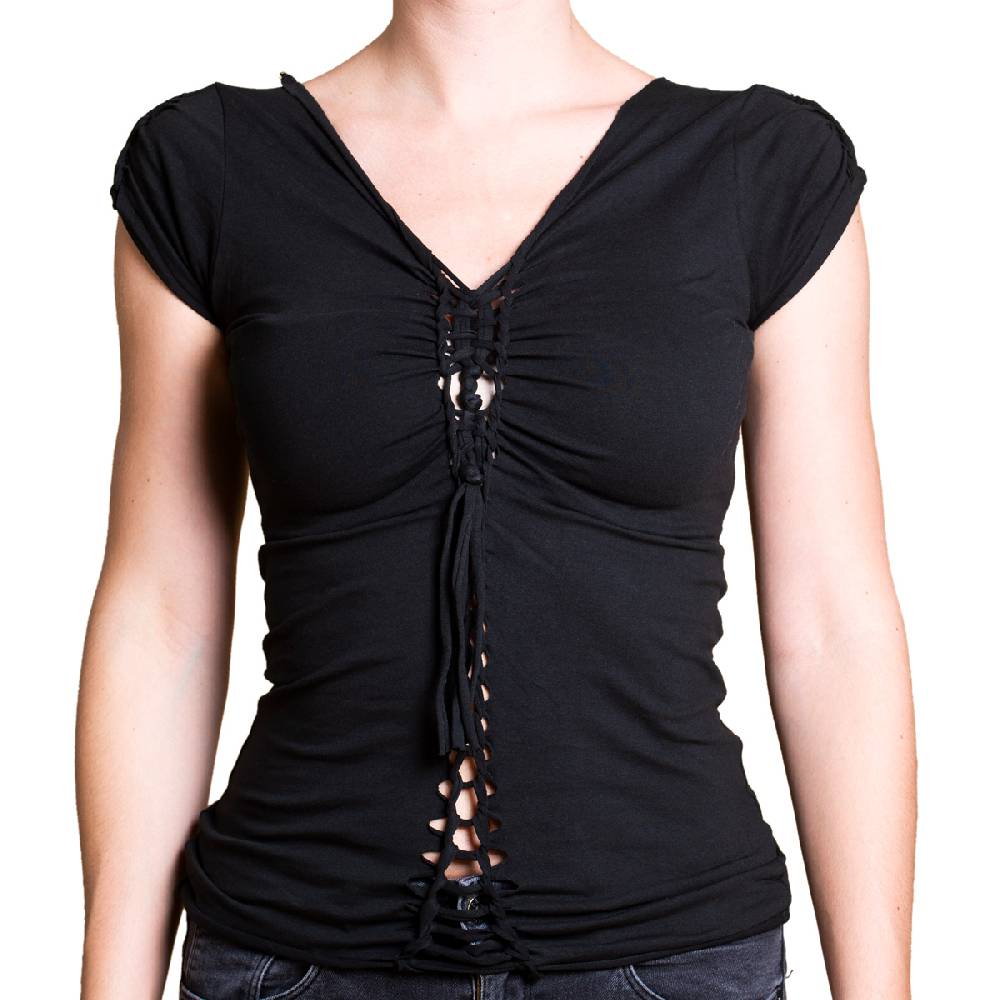 Panasiam Top zum Schnüren