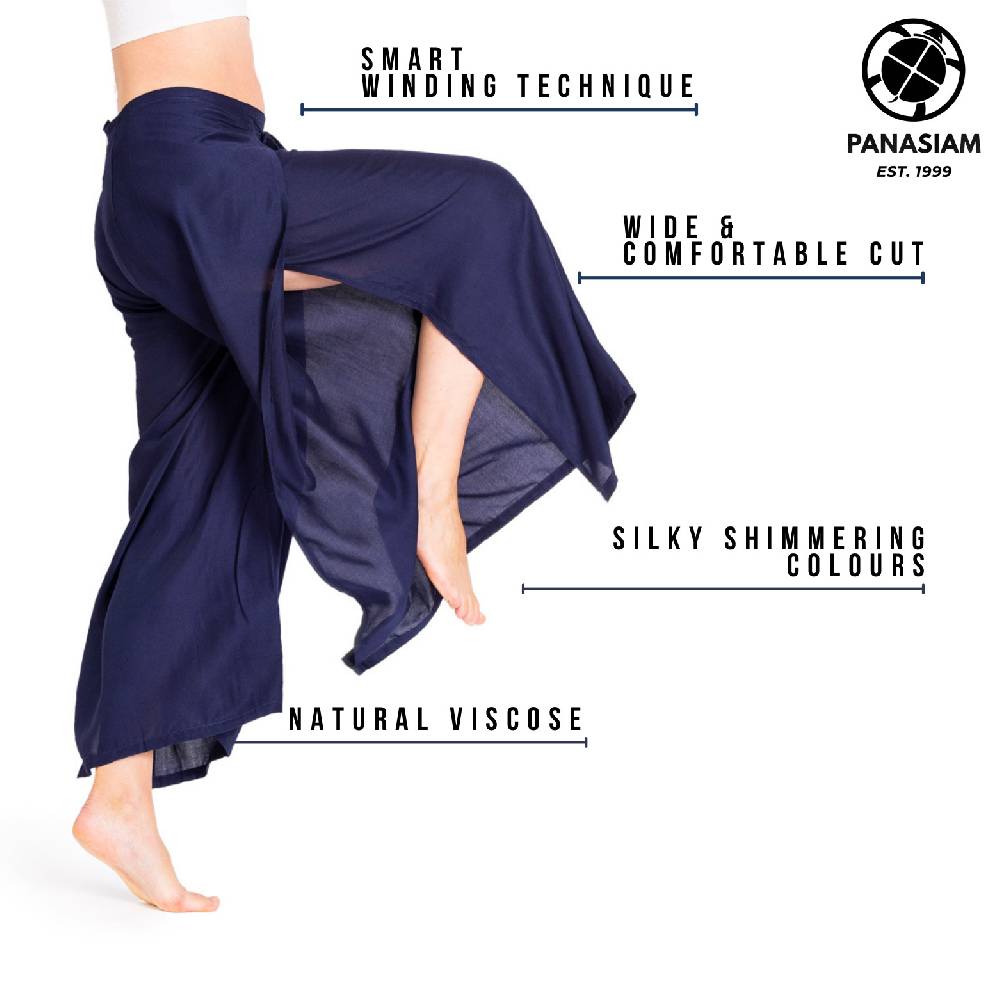 Panasiam Wickelhose Einfarbig
