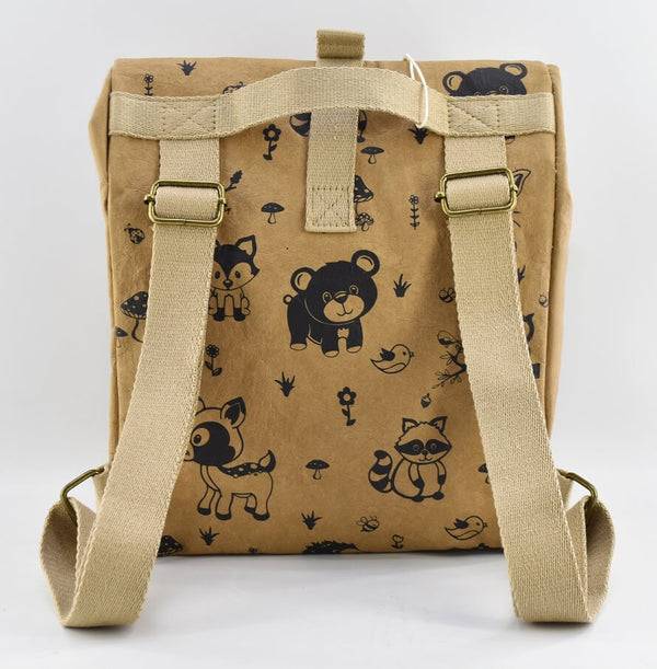 Papero NEU PAPERO Rucksack COUGAR KIDS 8 L Aus Waschbarem Kraft Papier Leicht, Reißfest Und Wasserfest Nachhaltig