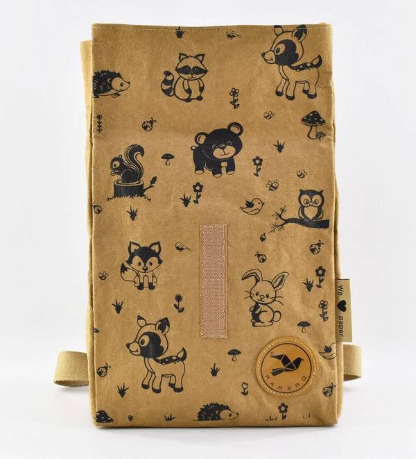 Papero NEU PAPERO Rucksack COUGAR KIDS 8 L Aus Waschbarem Kraft Papier Leicht, Reißfest Und Wasserfest Nachhaltig