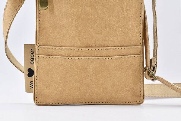 Papero PAPERO Handy Umhängetasche BUTTERFLY Aus Papier Mit RFID Für Passport, Reisen