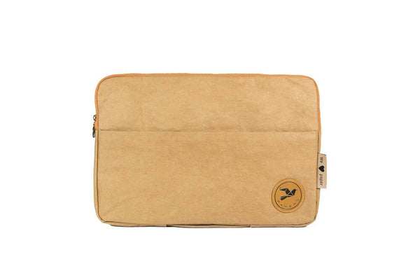 Papero PAPERO Laptoptasche 15,6-Zoll aus Kraftpapier ARMADILLO federleicht, wasserfest, vegan, nachhaltig