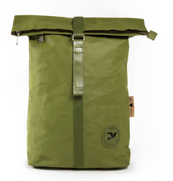 Papero PAPERO Rucksack Aus Papier COUGAR 22 L Unisex Waschbar, Reißfest, Wasserfest, Nachhaltiger Daypack