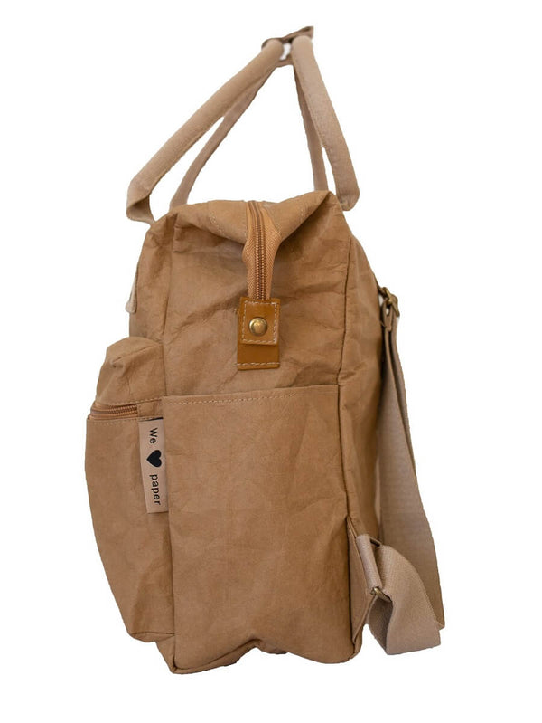 Papero PAPERO Rucksack Aus Papier LYNX 12 L Handtaschenrucksack 2 In 1, Wasserfest, Reißfest