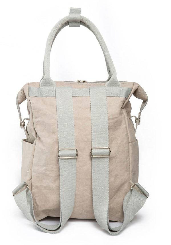 Papero PAPERO Rucksack Aus Papier LYNX 12 L Handtaschenrucksack 2 In 1, Wasserfest, Reißfest