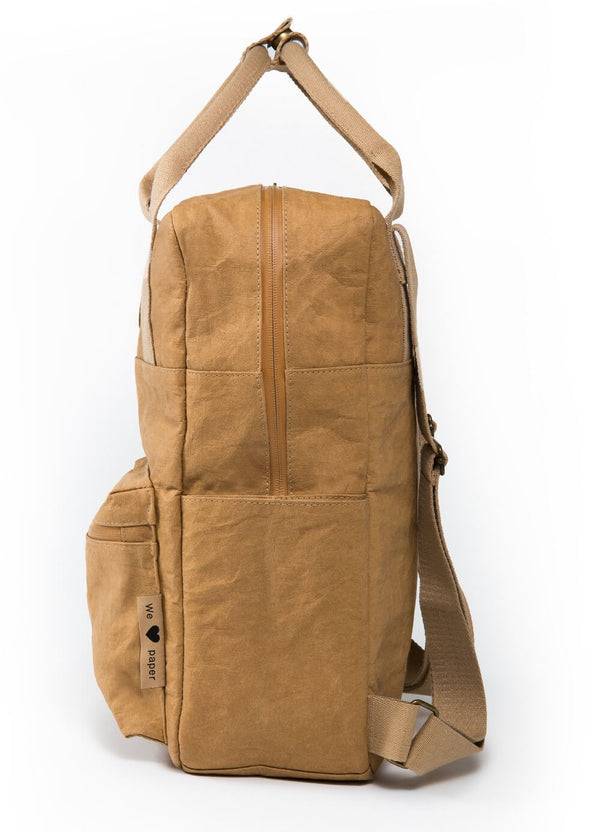 Papero PAPERO Rucksack Aus Papier LYNX II 12 L Waschbar, Leicht, Reißfest, Wasserfest, Vegan, Nachhaltig