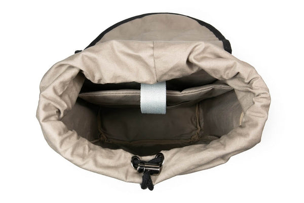 Papero PAPERO Rucksack OWL Aus Kraft Papier 13 L Leicht, Reißfest Und Wasserfest Vegan, Nachhaltig