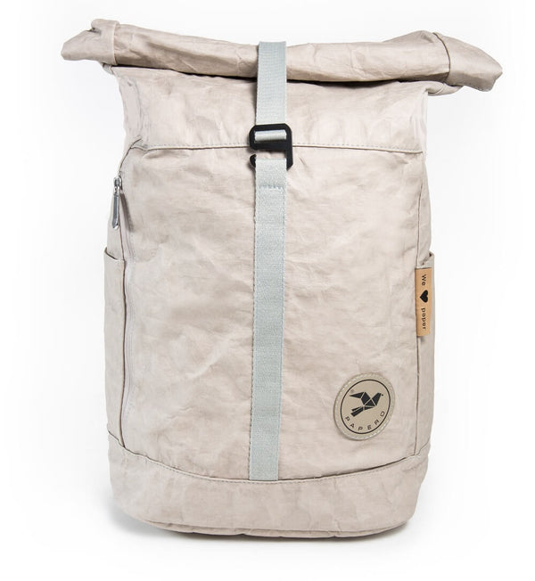 Papero PAPERO Rucksack YETI 28 L Aus Waschbarem Kraft Papier Leicht, Reißfest Und Wasserfest Nachhaltig