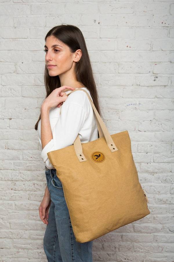 Papero PAPERO Shopper Aus Papier KANGOO Leicht, Wasserfest, Reißfest, Nachhaltig